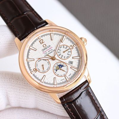 Omega Seamaster Imported 9100 Mechanical Movement Stainless Steel 40MM Men White Dial Watch